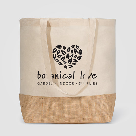 Rio™ Shopper Tote Bag - 5 oz. Recycled Cotton Blend with Jute  grouped