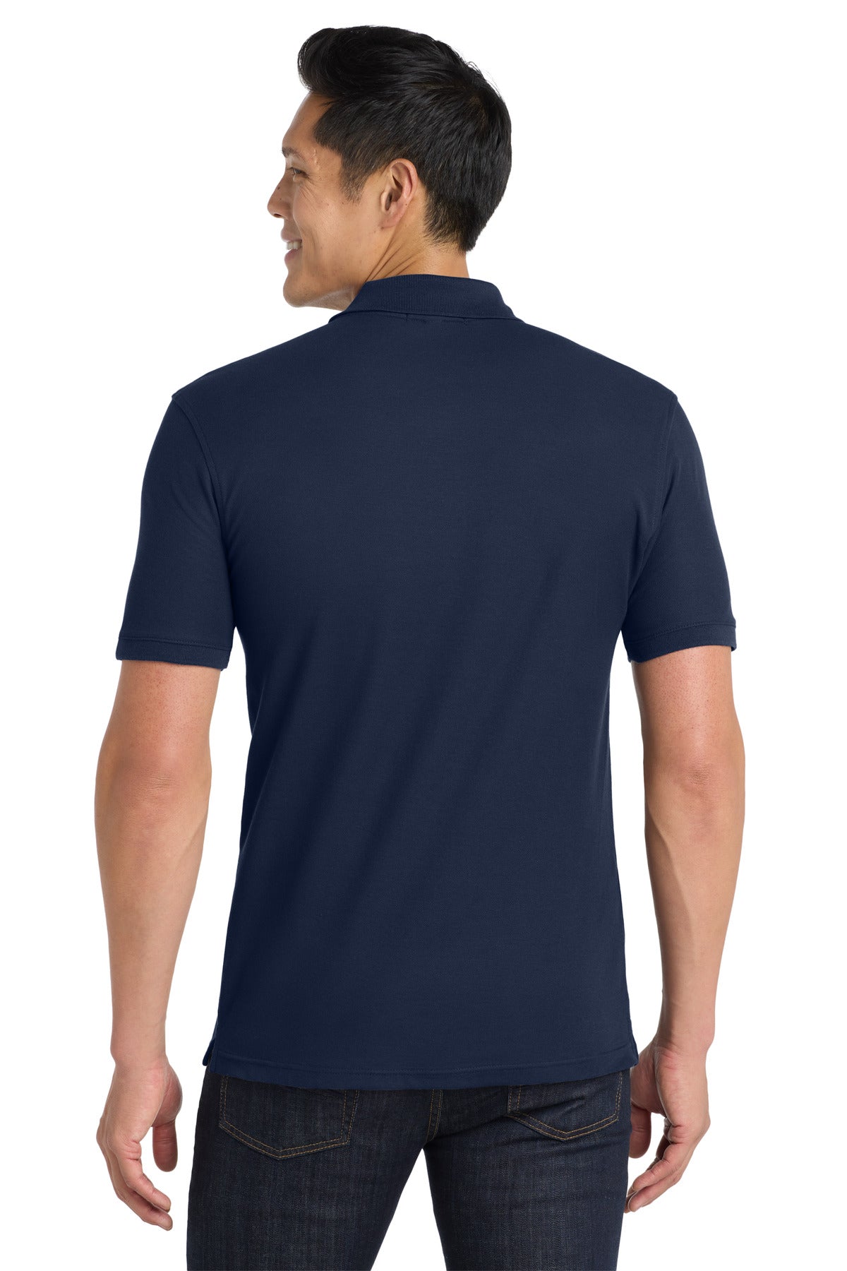 River Blue Nvy Port Authority Core Classic Pique Pocket Polo. K100P