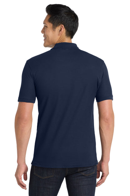 River Blue Nvy Port Authority Core Classic Pique Pocket Polo. K100P