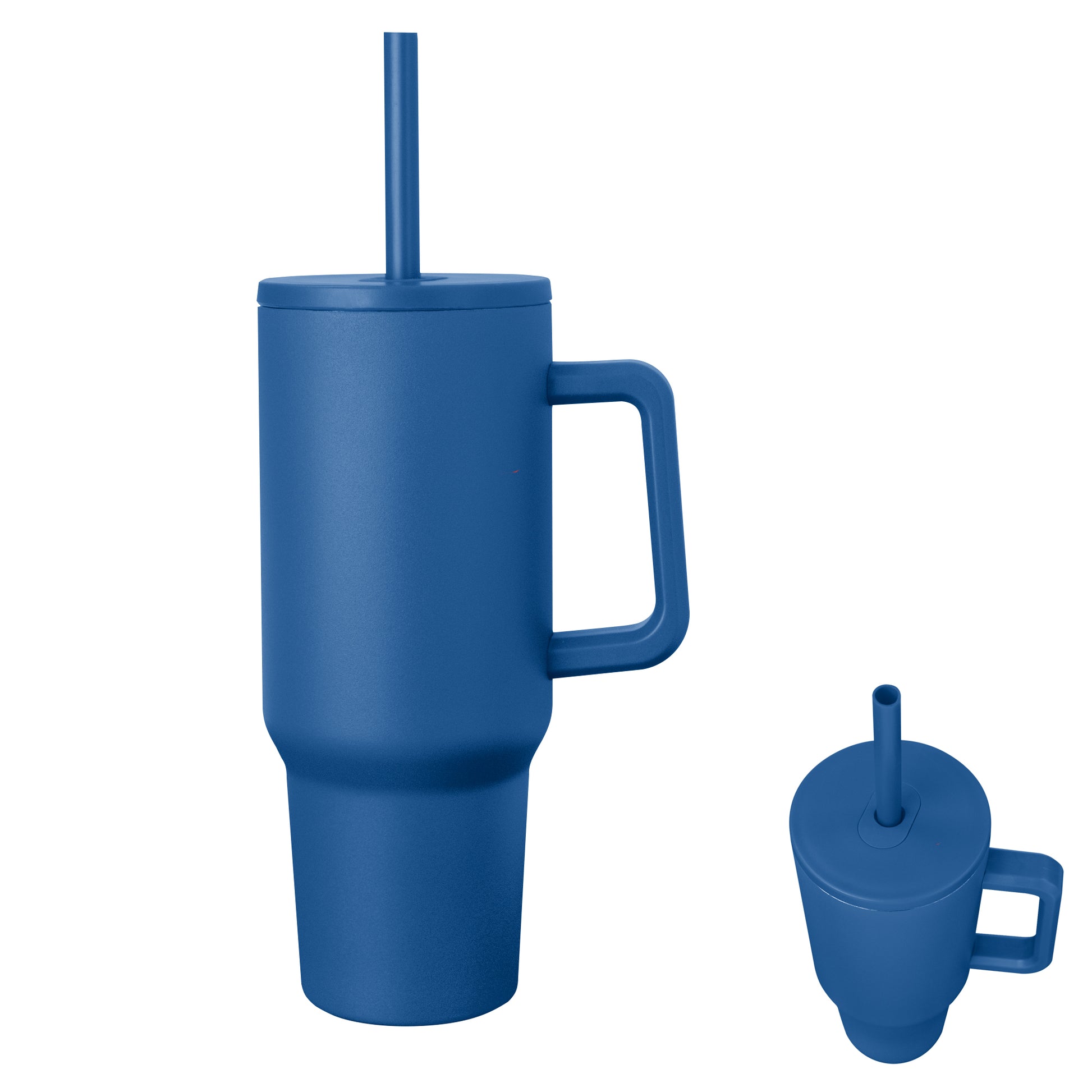 ROYAL BLUE 40 Oz. Full Color Jackson Intrepid Stainless Steel Tumbler plain grouped