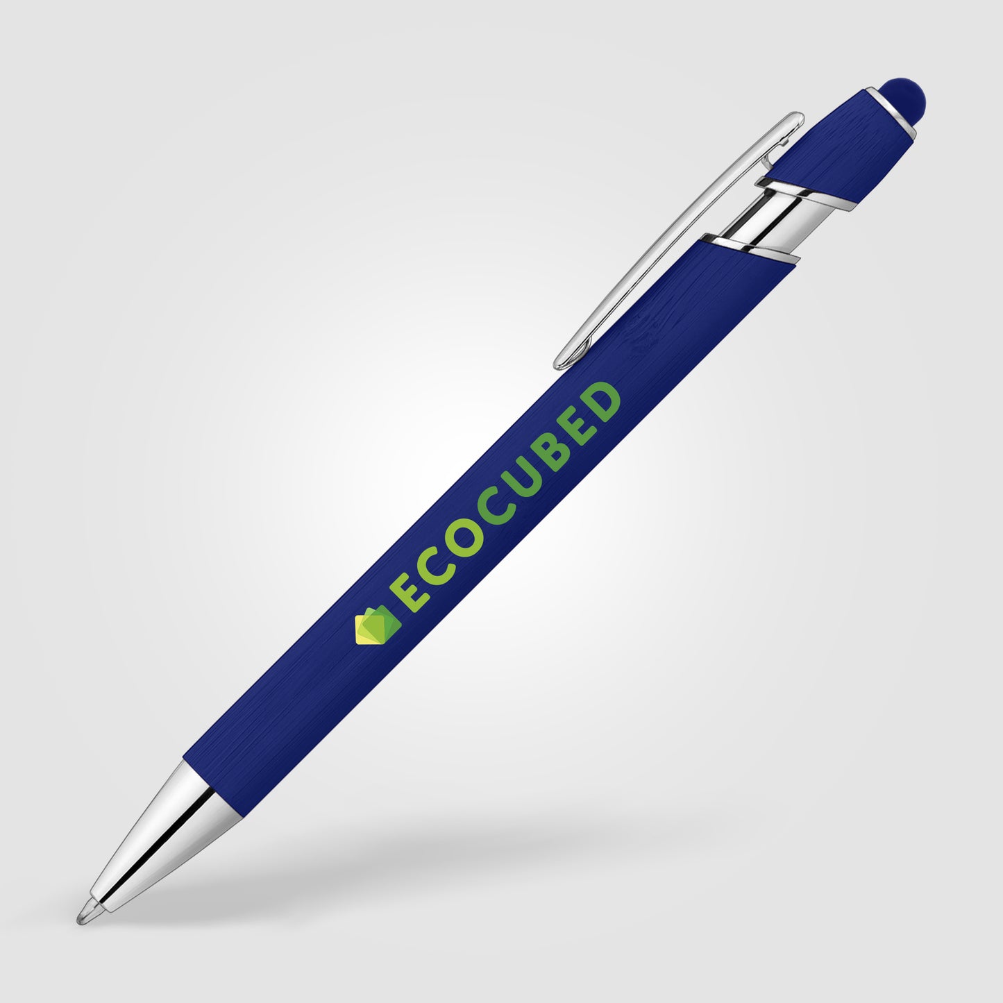 Royal Blue (Barrel) Ellipse Bamboo Stylus Pen