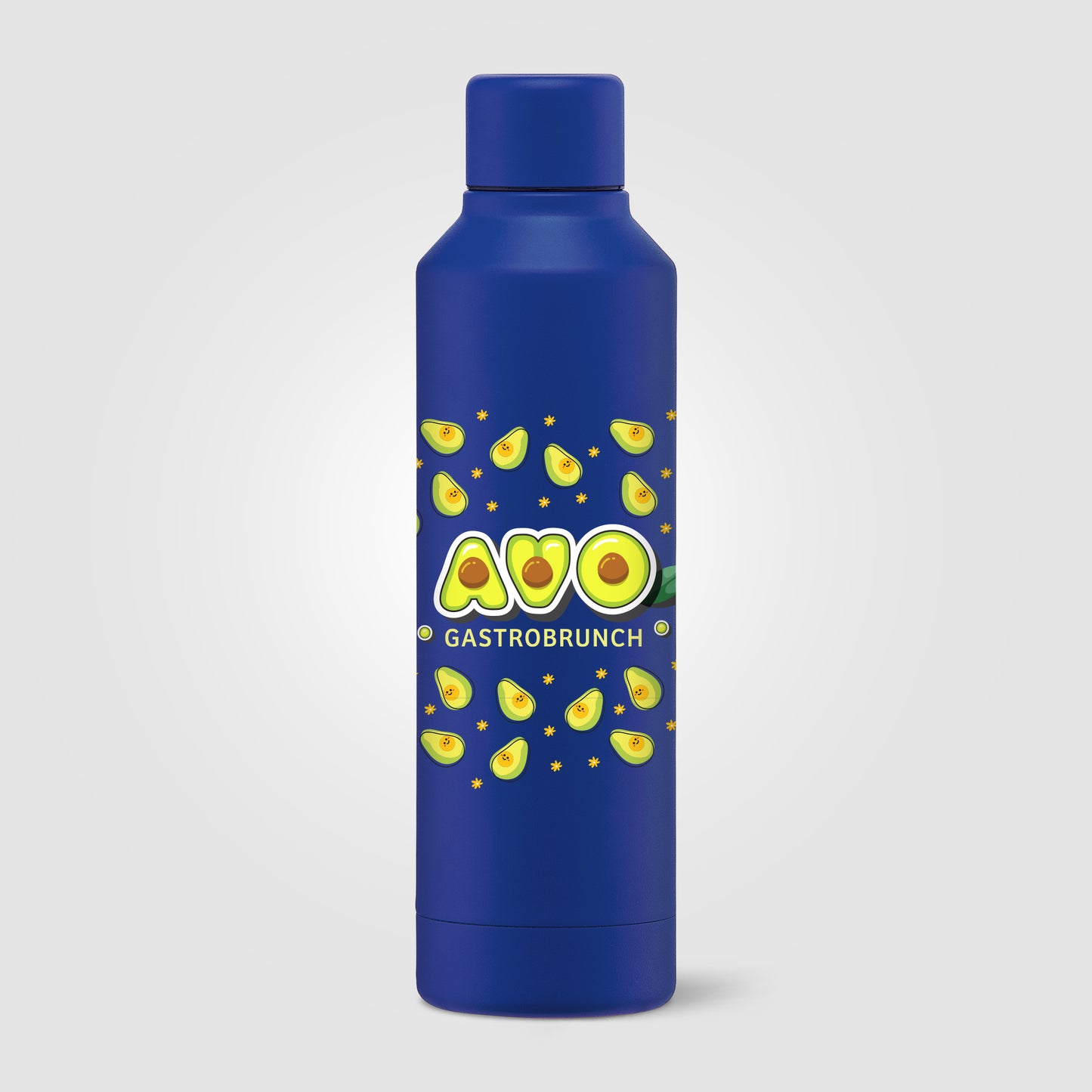 Royal Blue (Lid) Olympus - 17 oz. Double Wall Copper-Lined Stainless Steel Bottle with Twist Lid