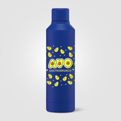 Royal Blue (Lid) Olympus - 17 oz. Double Wall Copper-Lined Stainless Steel Bottle with Twist Lid