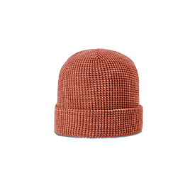RUST Richardson Waffle Knit Beanie with Cuff