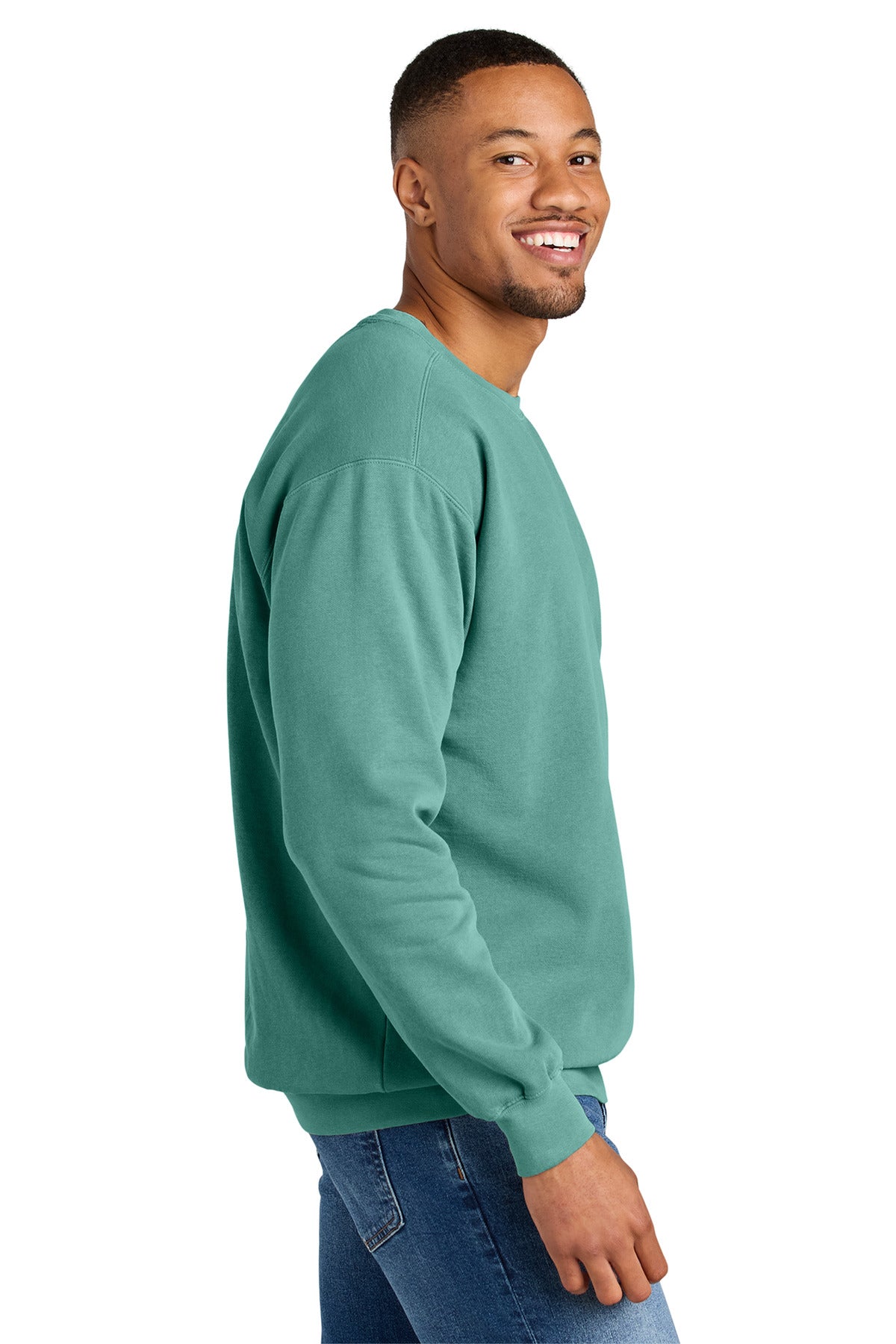 Seafoam COMFORT COLORS Ring Spun Crewneck Sweatshirt. 1566
