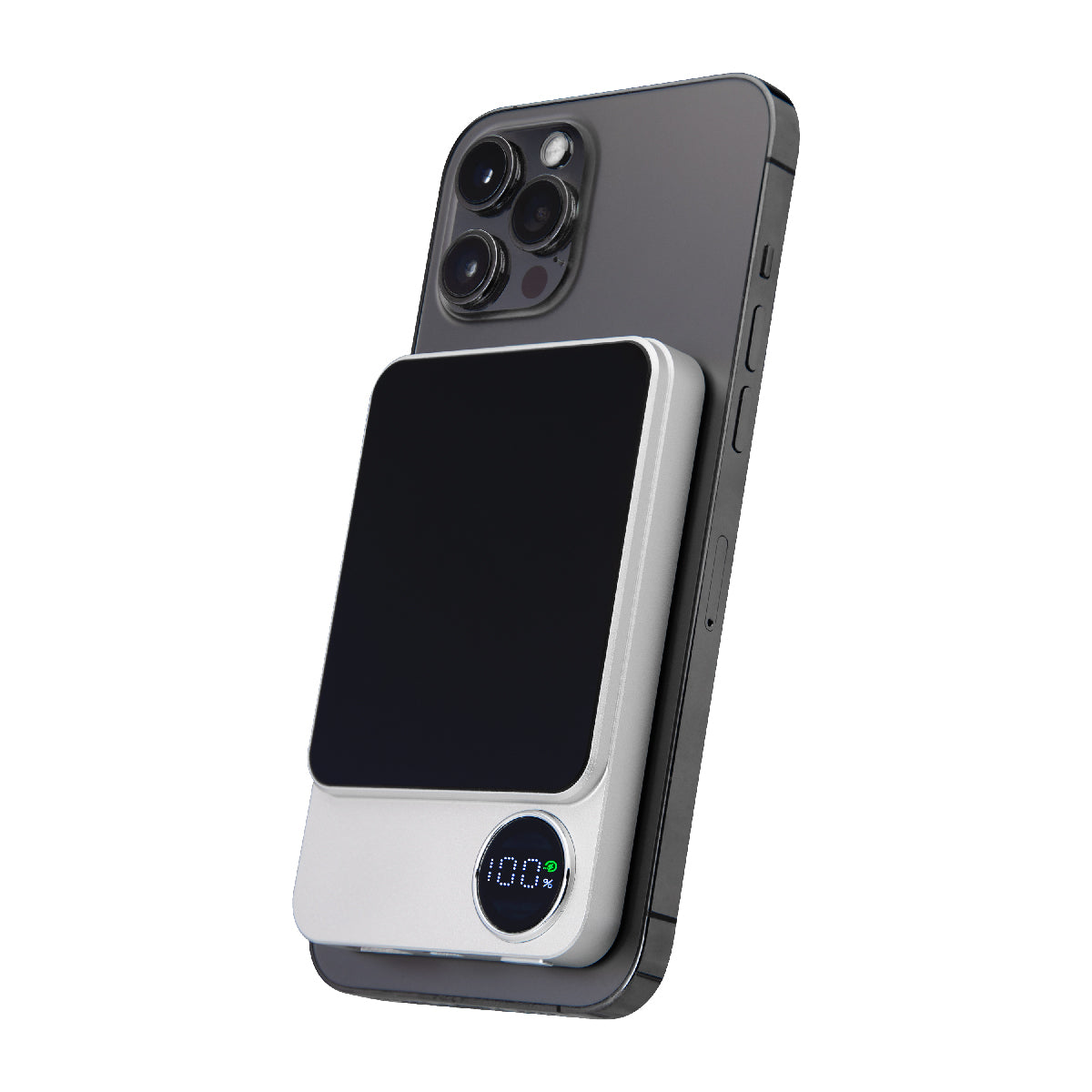 SILVER 15W Mag Max Power Bank  grouped