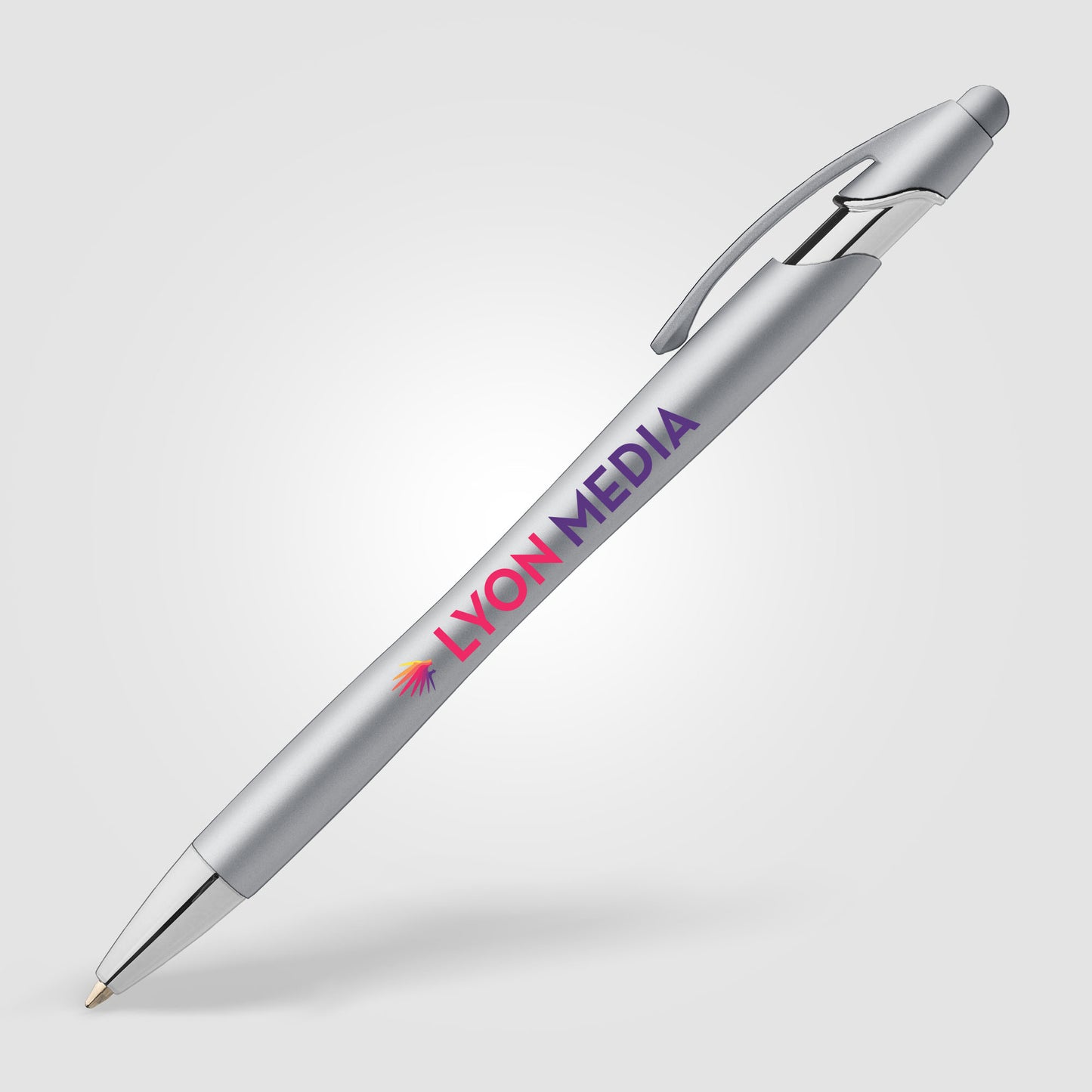 Silver (Barrel) La Jolla Softy Monochrome Metallic Pen