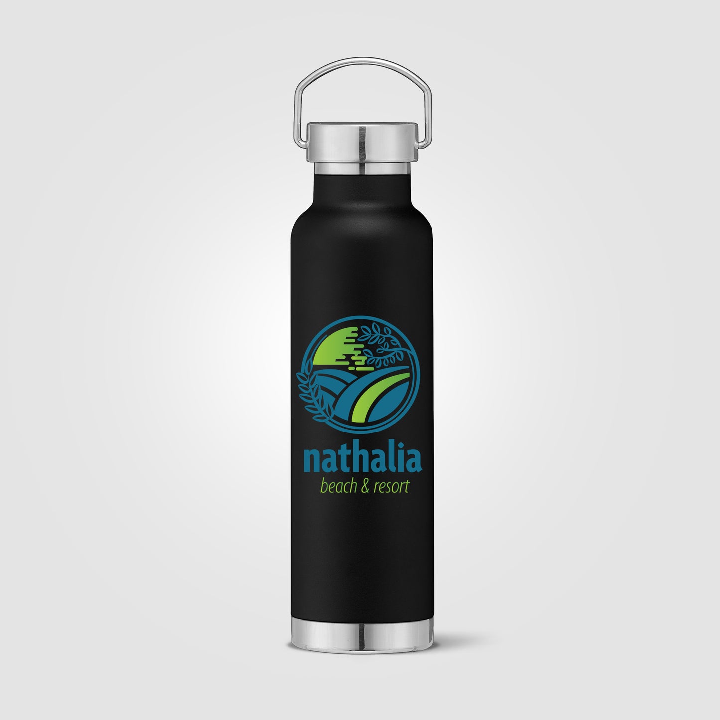 Silver (Lid) Apollo - 23 oz. Double Wall Stainless Steel Water Bottle with Lid