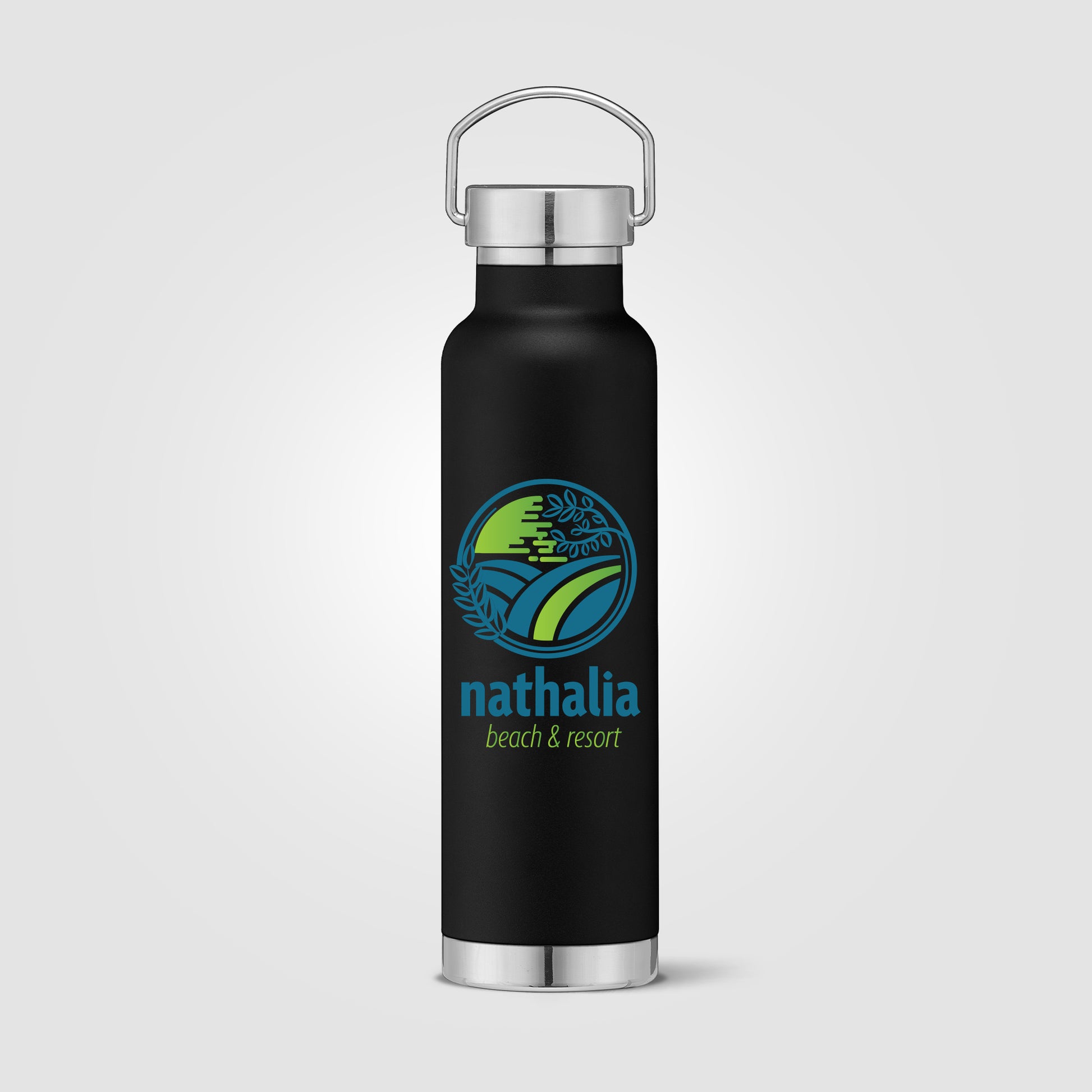 Silver (Lid) Apollo - 23 oz. Double Wall Stainless Steel Water Bottle with Lid