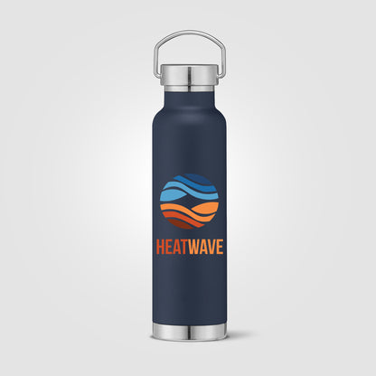 Silver (Lid) Apollo - 23 oz. Double Wall Stainless Steel Water Bottle with Lid