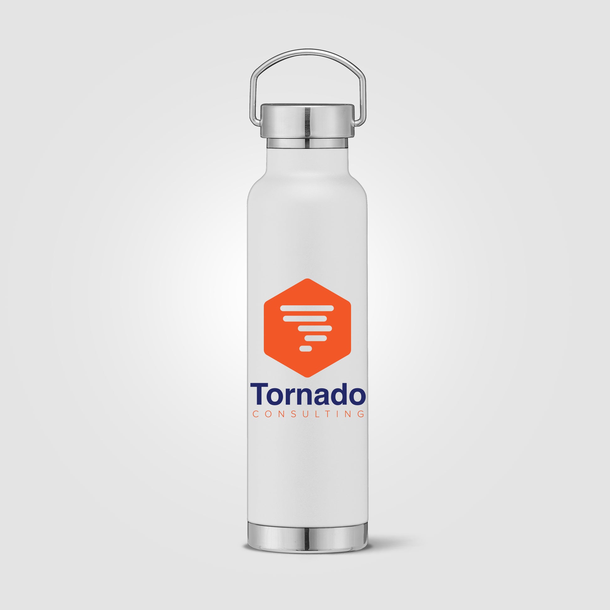 Silver (Lid) Apollo - 23 oz. Double Wall Stainless Steel Water Bottle with Lid