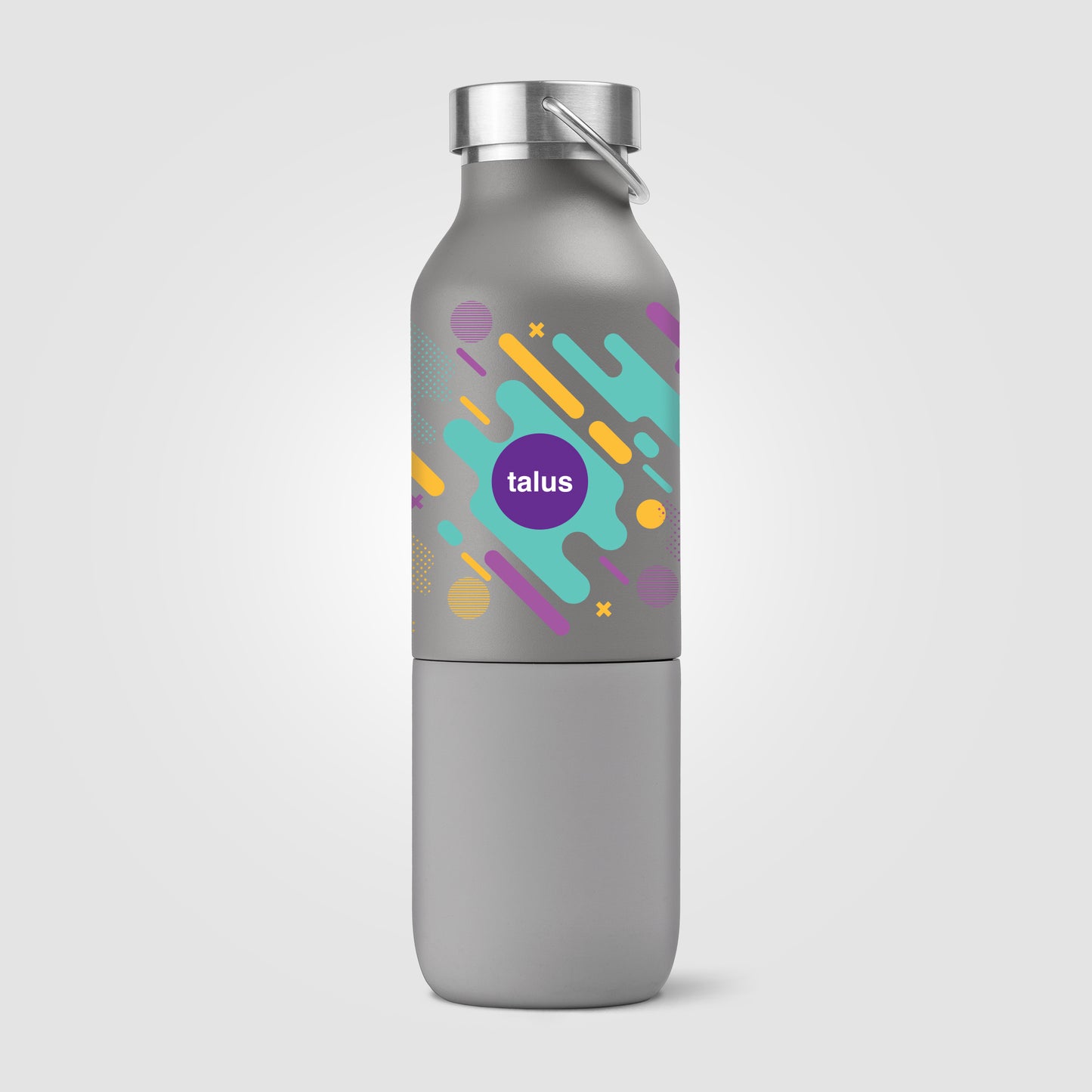 Silver (Lid) Freya Duo – 2-in-1 20 oz. Double-Wall Recycled Stainless Steel Bottle with 11 oz. Tumbler
