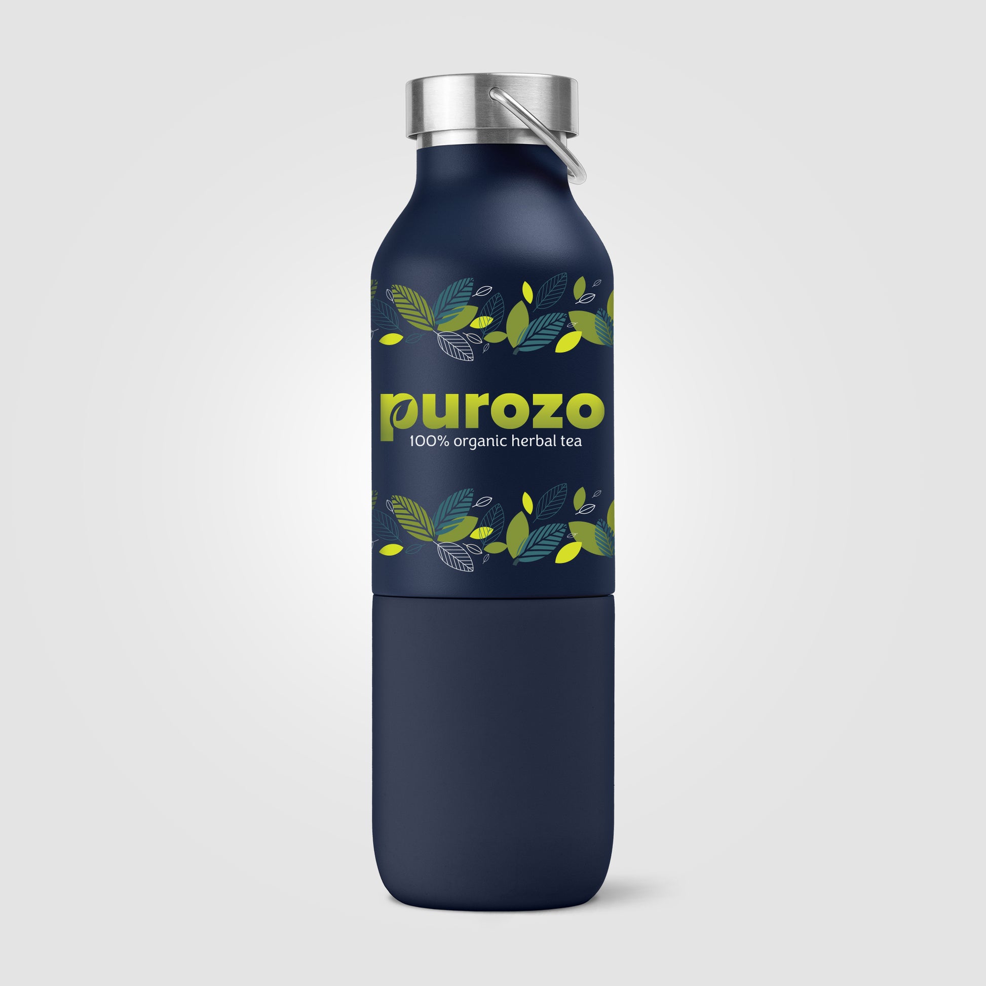 Silver (Lid) Freya Duo – 2-in-1 20 oz. Double-Wall Recycled Stainless Steel Bottle with 11 oz. Tumbler