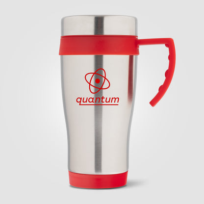 Silver (Product) Legend Plus - 16 oz. Stainless Steel Travel Mug with Handle