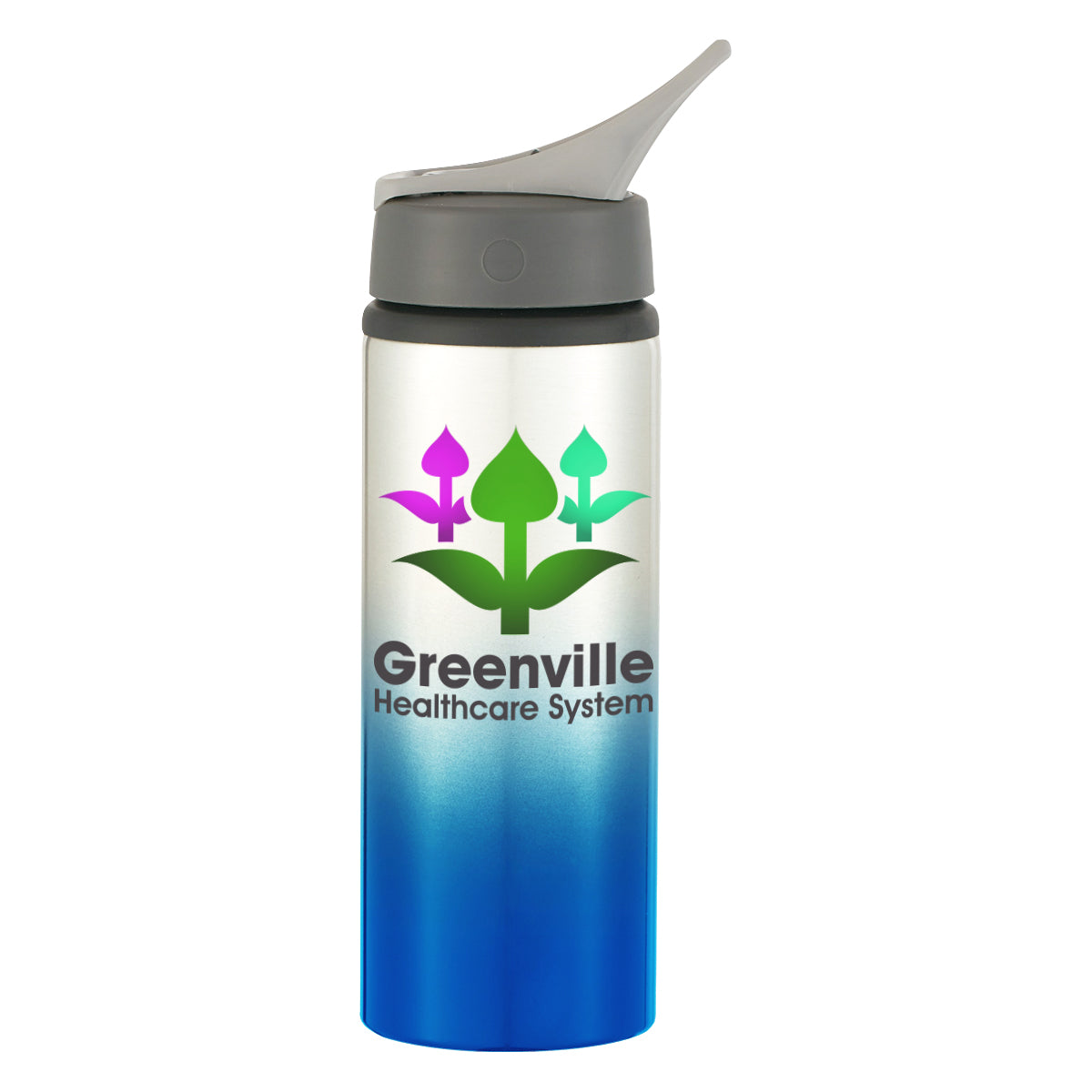 SILVER WITH BLUE 25 Oz. Aluminum Ozona Tumbler  grouped