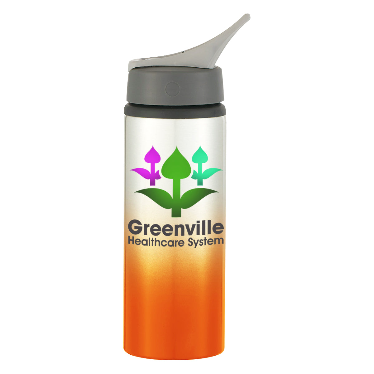 SILVER WITH ORANGE 25 Oz. Aluminum Ozona Tumbler  grouped