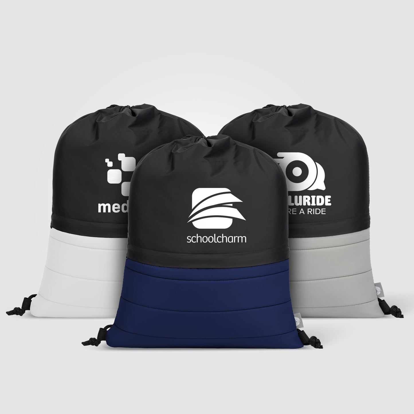 SportStyle RPET Nylon Drawstring Bag  grouped