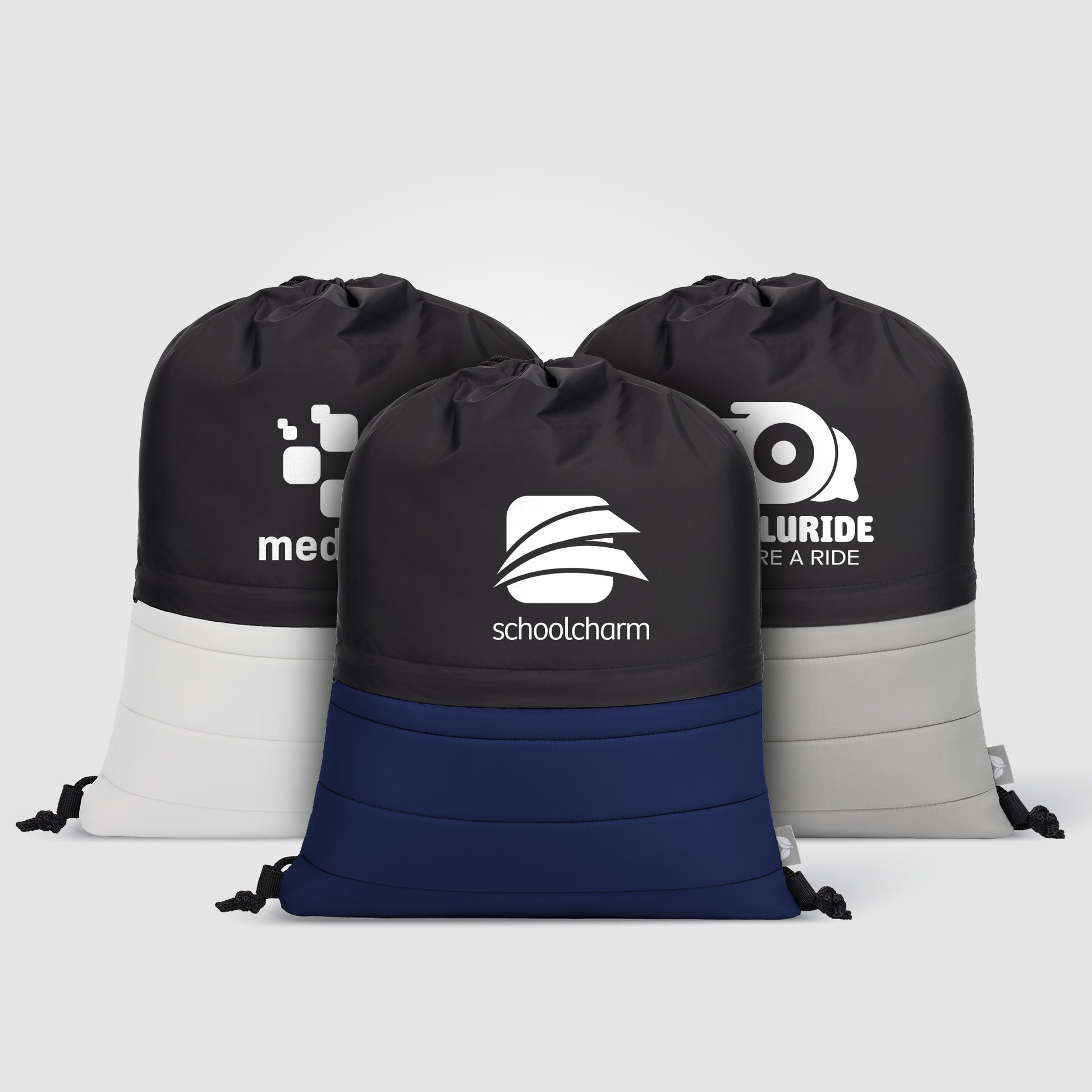 SportStyle RPET Nylon Drawstring Bag  grouped