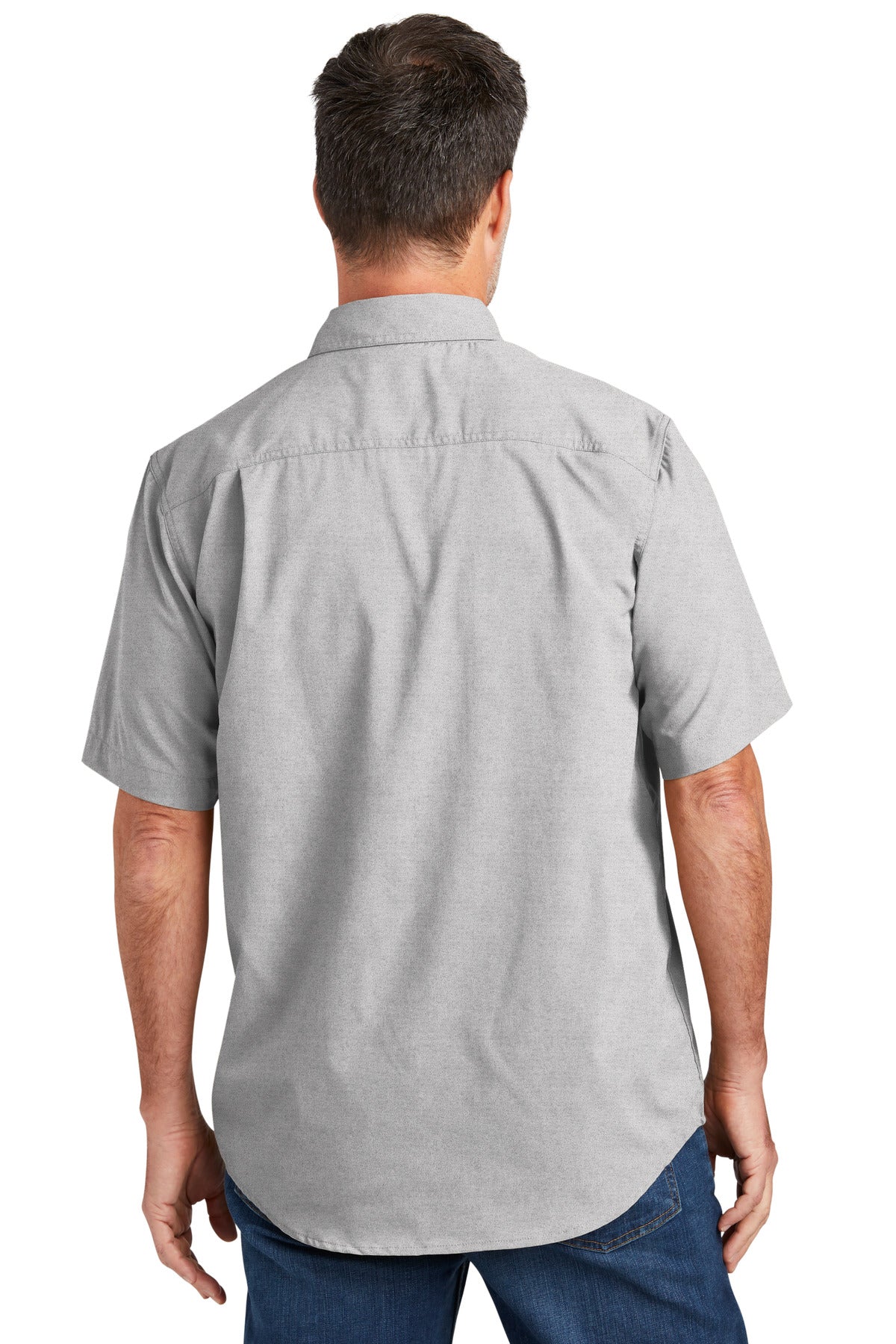 Steel Carhartt Force Solid Short Sleeve Shirt CT105292