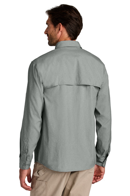 Steel Carhartt Force Sun Defender Long Sleeve Shirt CT107106