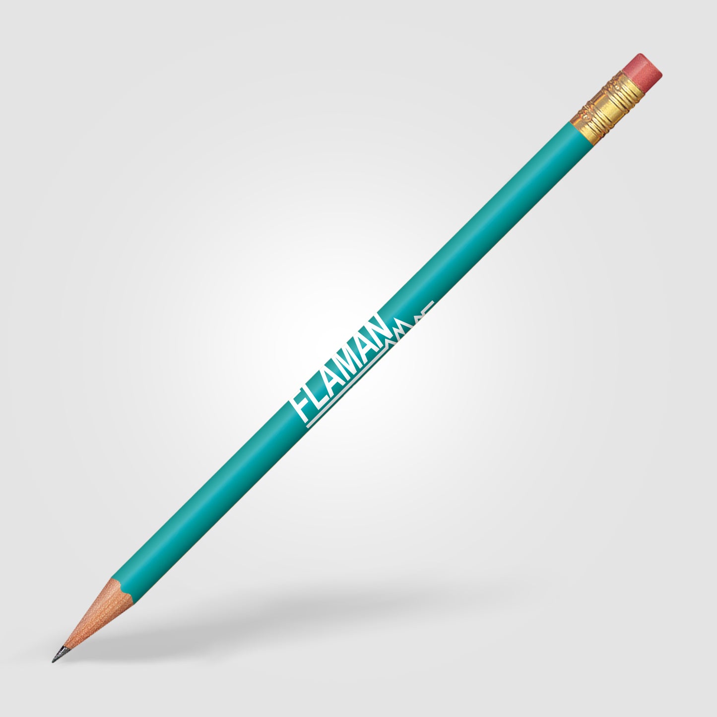 Teal (Barrel) Round Pencil