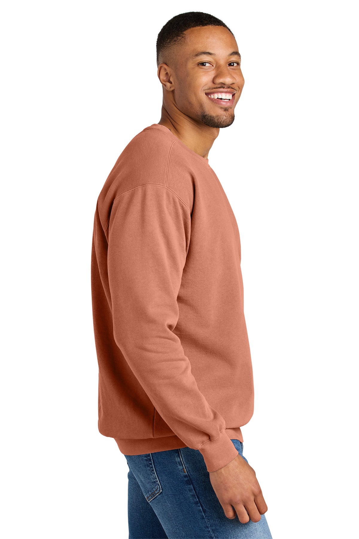 Terracotta COMFORT COLORS Ring Spun Crewneck Sweatshirt. 1566