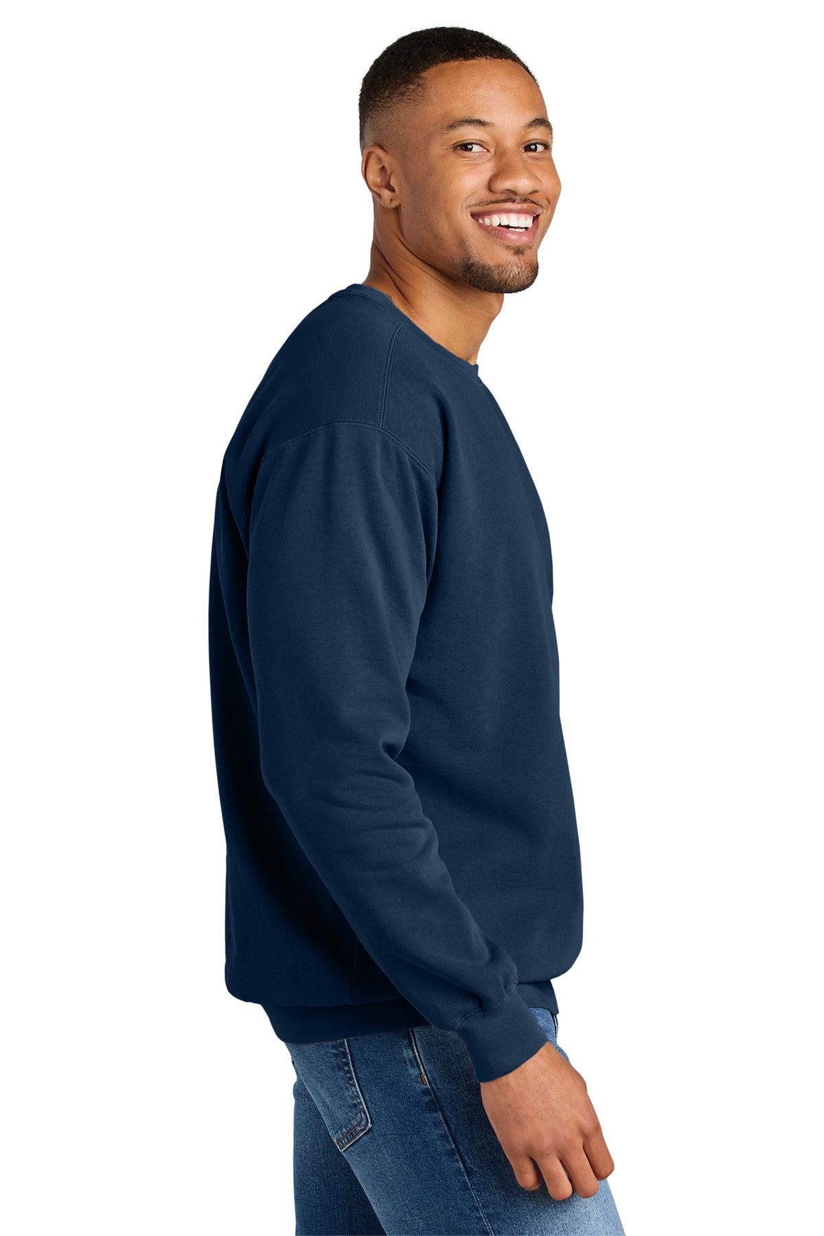 TrueNavy COMFORT COLORS Ring Spun Crewneck Sweatshirt. 1566