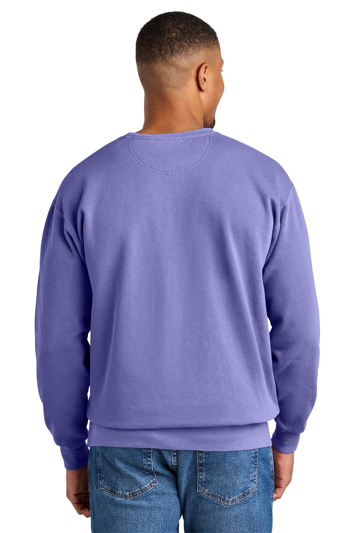 Violet COMFORT COLORS Ring Spun Crewneck Sweatshirt. 1566