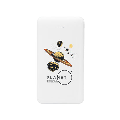 WHITE 10,000 mAh Power Bank With Integrated Cables  grouped