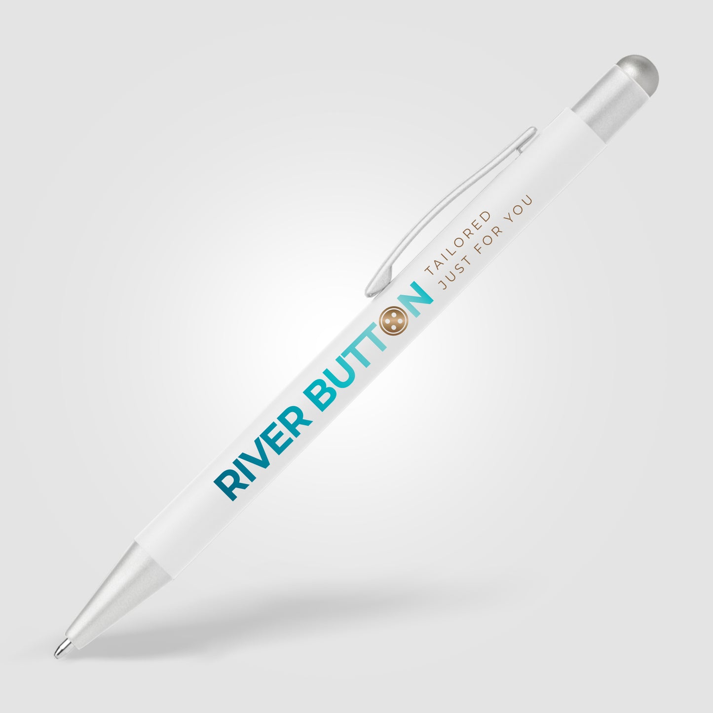 White (Barrel) Bowie Softy Satin with Stylus