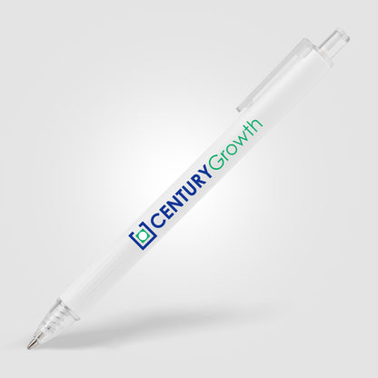 White (Barrel) Elevate Recycled Pen