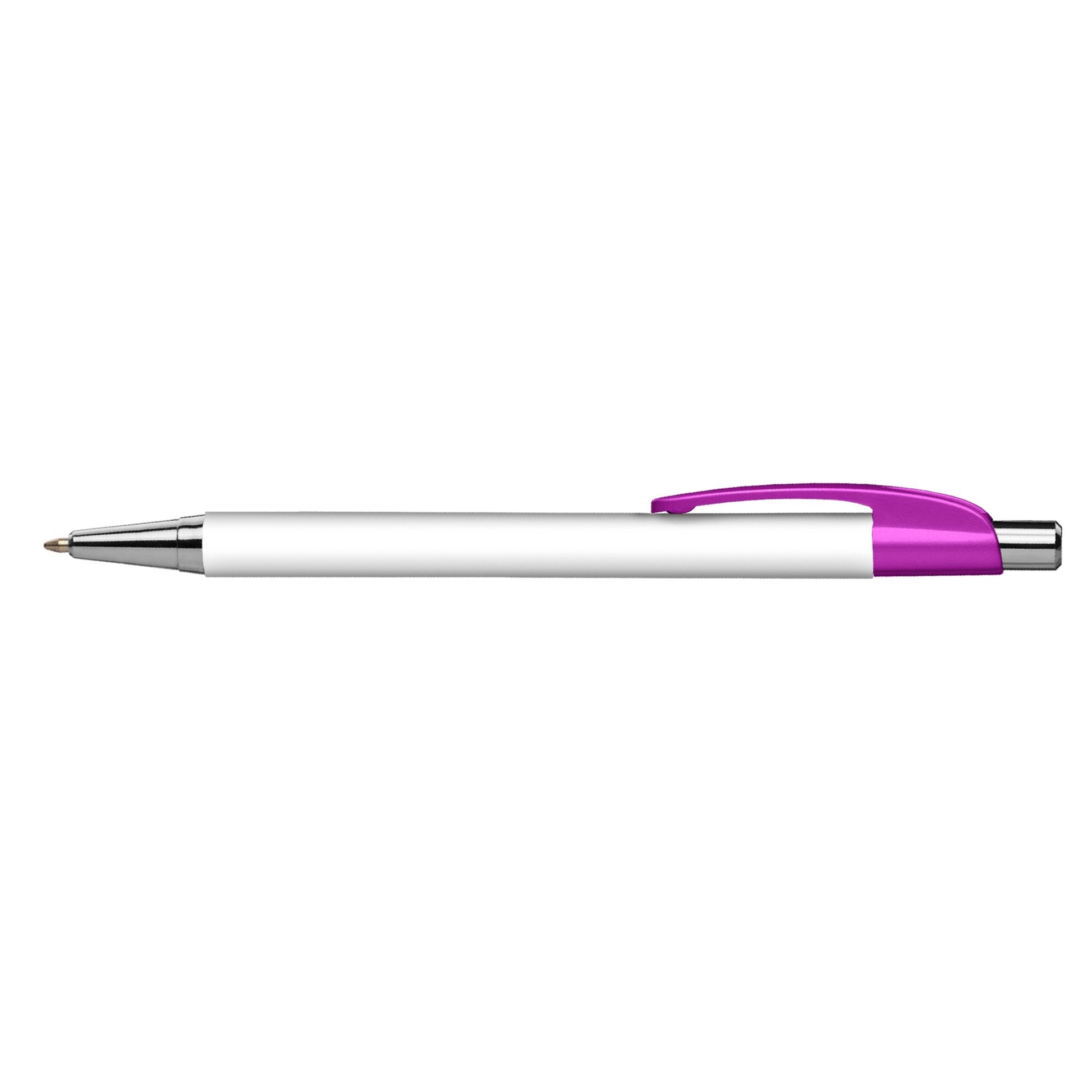 White (Barrel) Elite Slim Metallic plain
