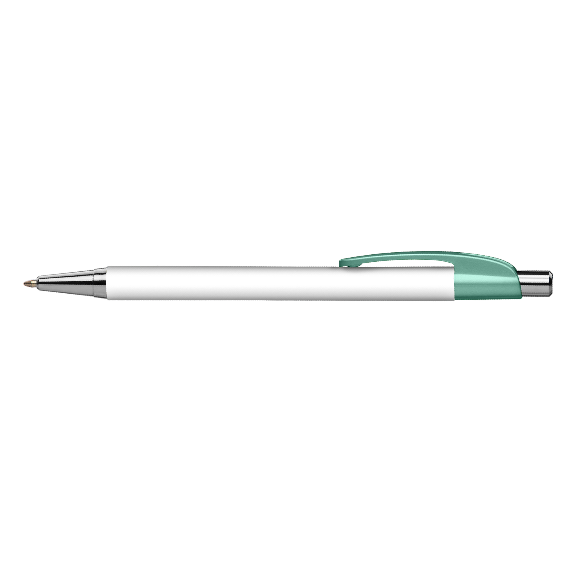 White (Barrel) Elite Slim Metallic plain