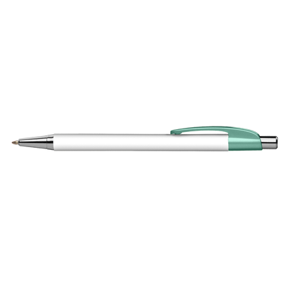 White (Barrel) Elite Slim Metallic plain