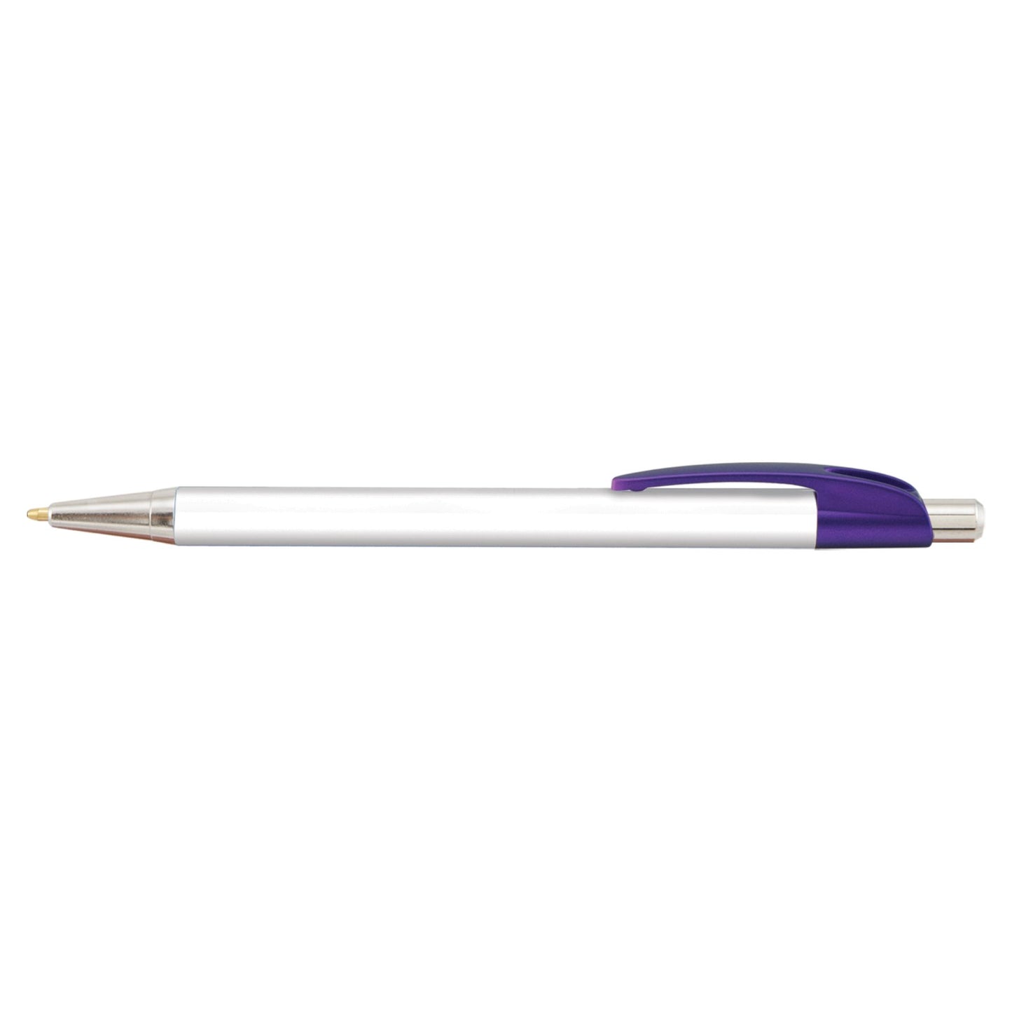 White (Barrel) Elite Slim Metallic plain