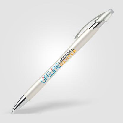White (Barrel) La Jolla Pearl with Stylus