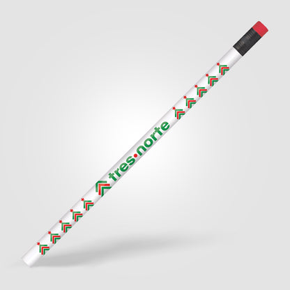 White (Barrel) SimpliColor Wood Pencil