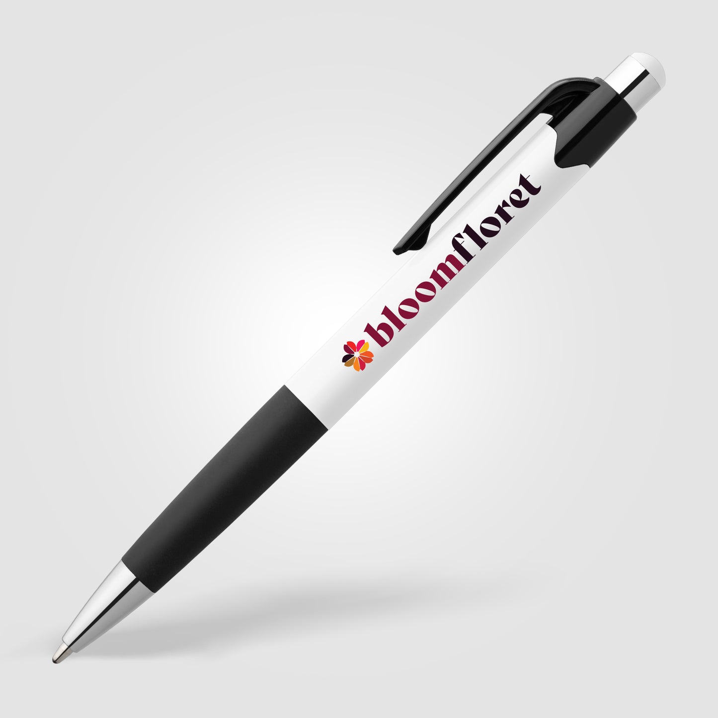 White (Barrel) Smoothy Plastic Solid Pen