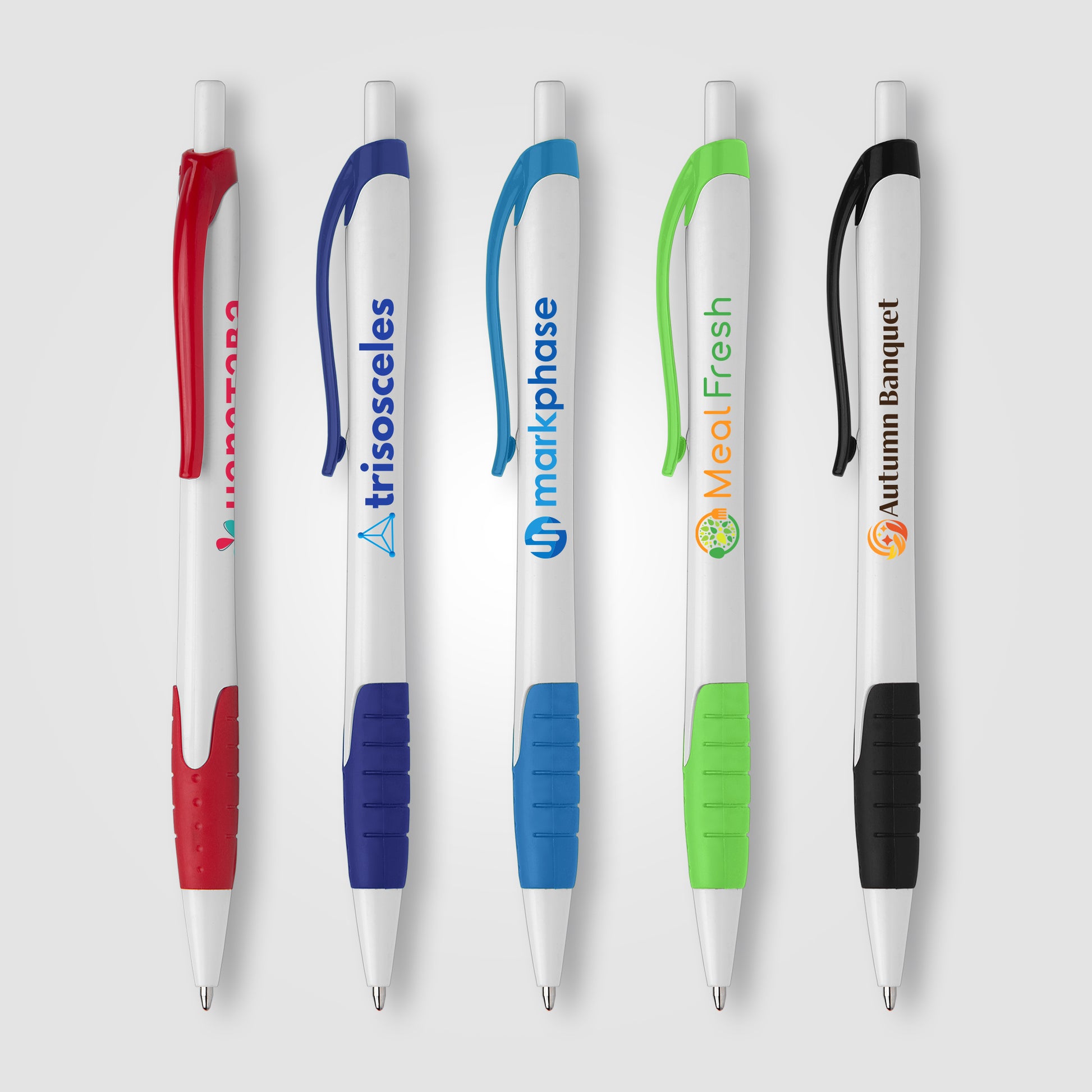 White (Barrel) Spark Grip Pen