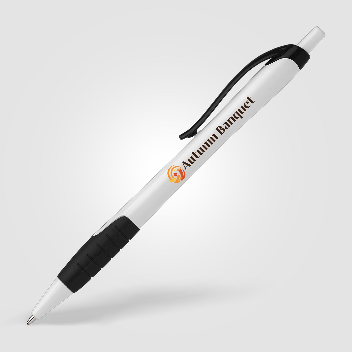 White (Barrel) Spark Grip Pen