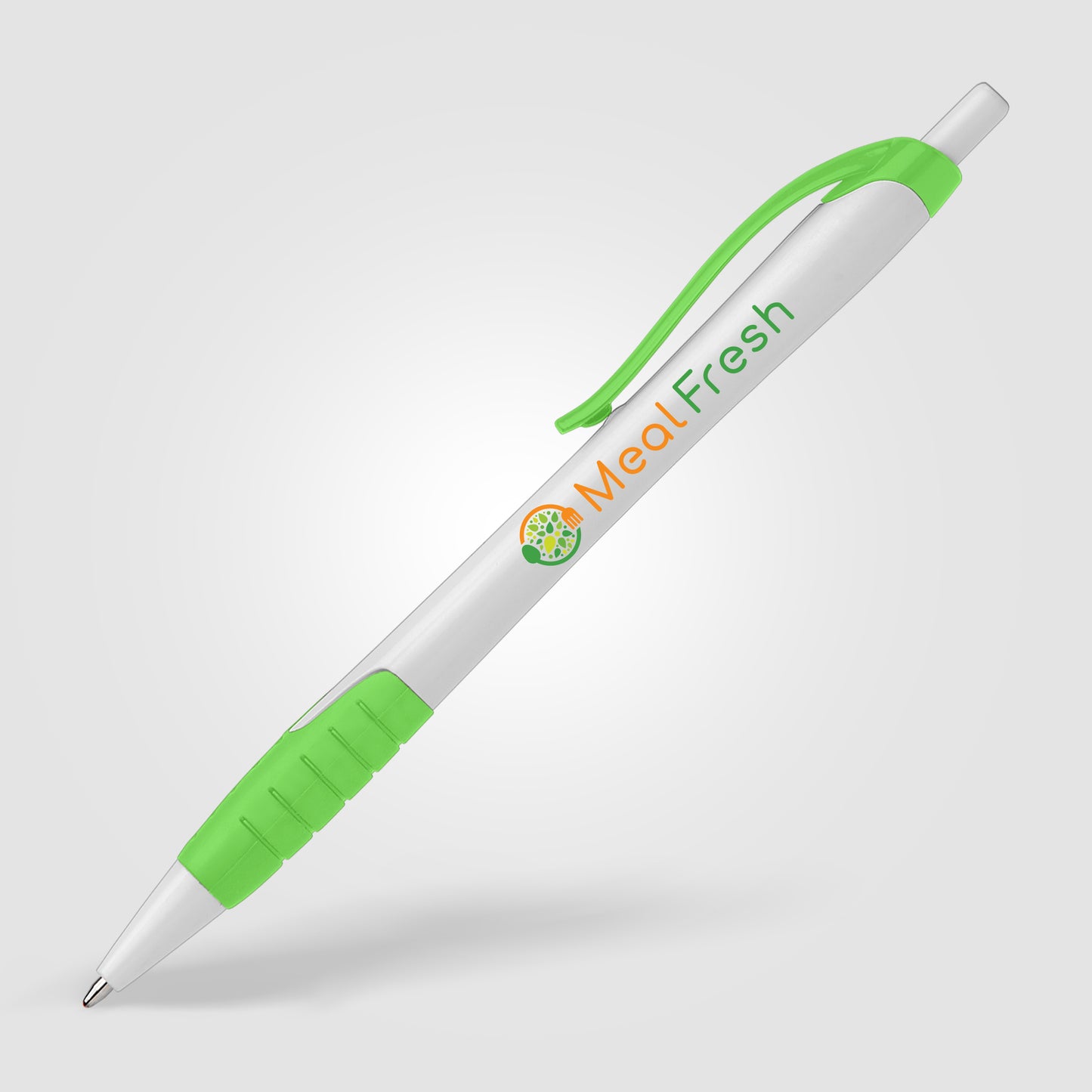 White (Barrel) Spark Grip Pen