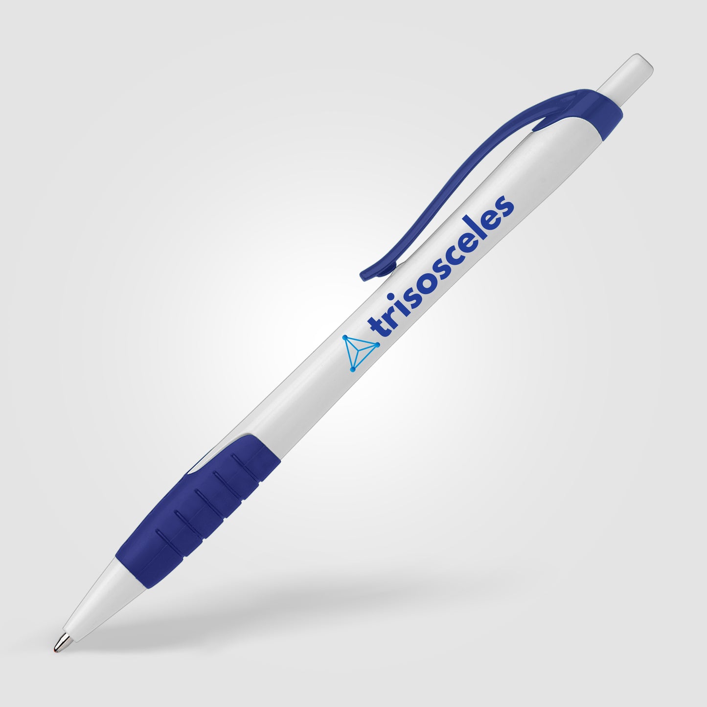 White (Barrel) Spark Grip Pen