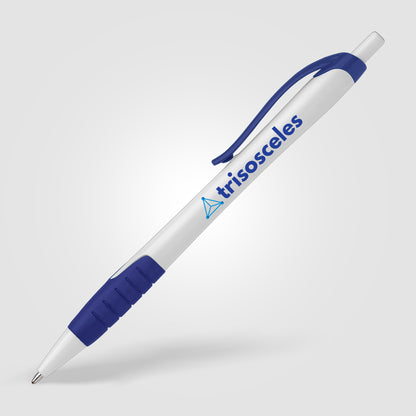 White (Barrel) Spark Grip Pen