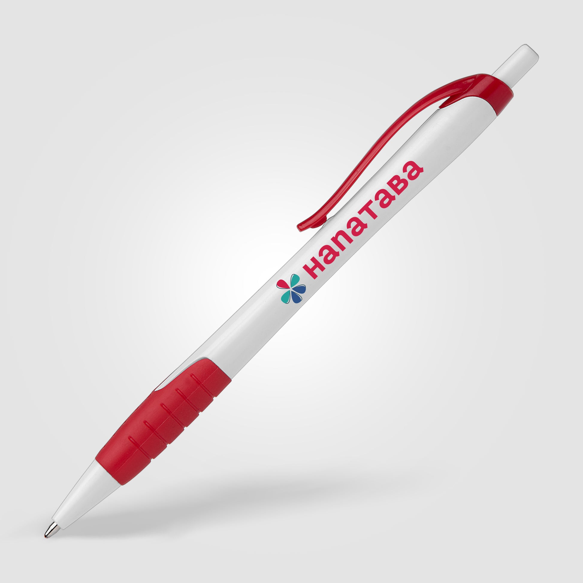 White (Barrel) Spark Grip Pen