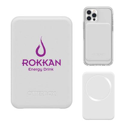 WHITE OtterBox 3000 MAH Wireless Power Bank For Magsafe  grouped