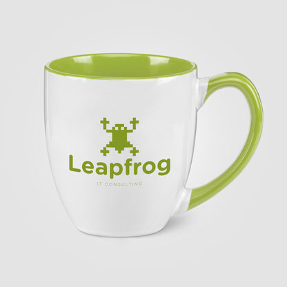 White (Product) 15 oz. Two-Tone Ceramic Bistro Mug