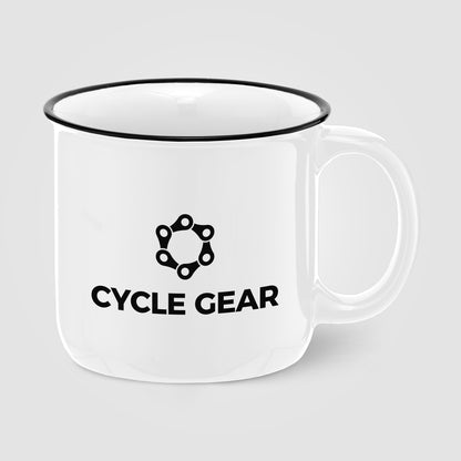 White (Product) Adventure - 15 oz. Ceramic Campfire Mug