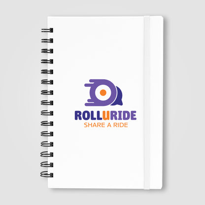 White (Product) Zelda Recycled Cover Spiral Journal - A5 5.5'' x 8.3''