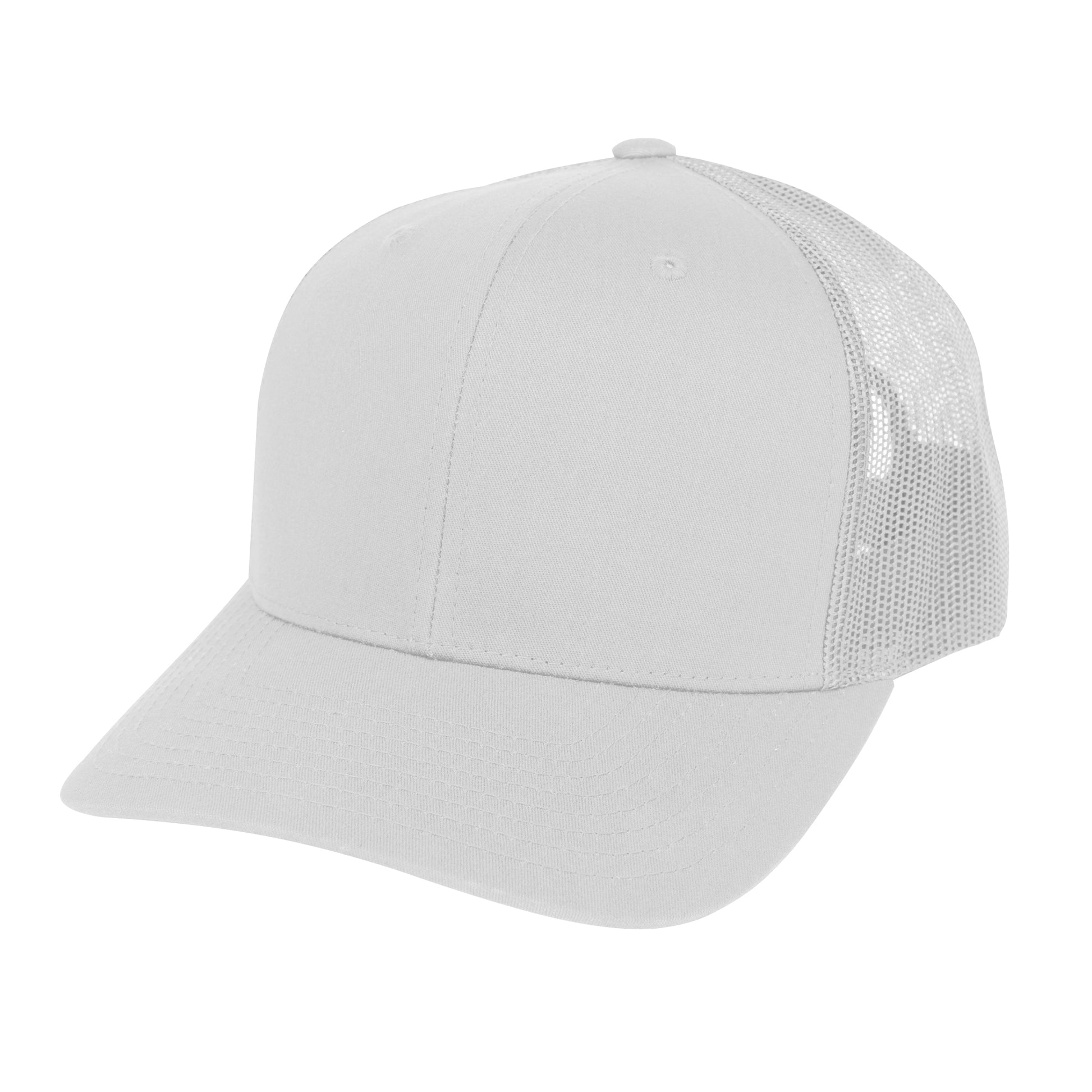 WHITE YP Classics Retro Trucker Cap plain grouped