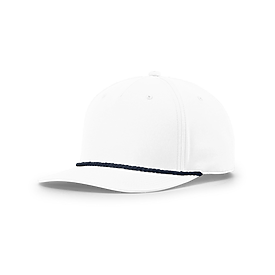 WHITE/NAVY Richardson Performance with Rope Cap